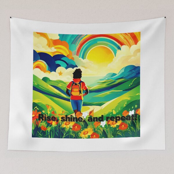 Item preview, Rise, Shine, Repeat!" designed and sold by Zofia Sosnecka.