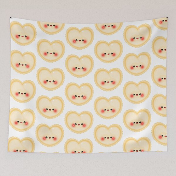 Item preview, kawaii stuffed pasta ravioli designed and sold by KJackArtwork.