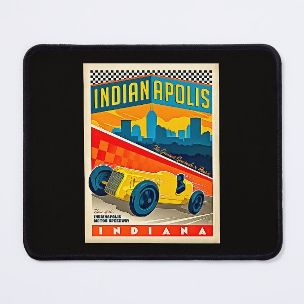 Item preview, Blast from the past a vintage old poster Indianapolis designed and sold by Helios Be. Lavsh.