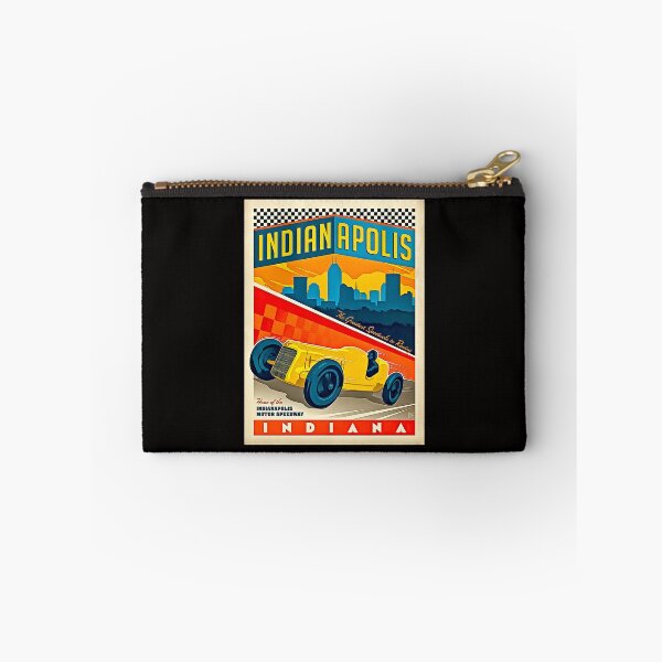 Item preview, Blast from the past a vintage old  poster Indianapolis designed and sold by Helios Be. Lavsh.
