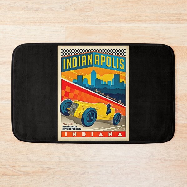 Item preview, Blast from the past a vintage old  poster Indianapolis designed and sold by Helios Be. Lavsh.