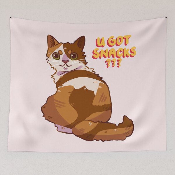 Item preview, Snacky Cat designed and sold by lindepet.
