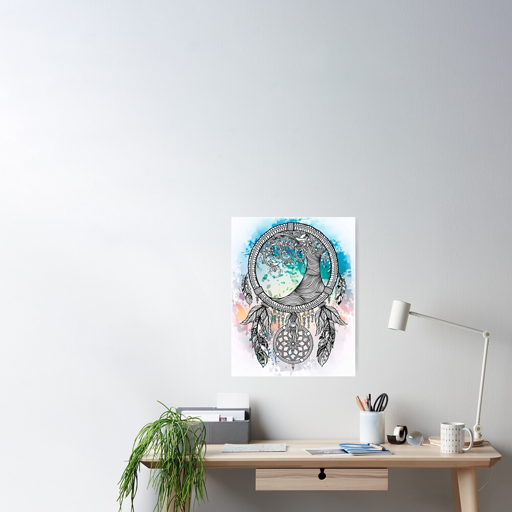 | Sale King Tree Poster Dreamcatcher Of by Redbubble Life\