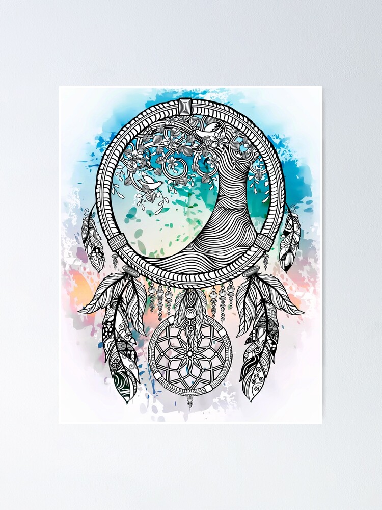 Dreamcatcher Tree Sale for | Serena King Of Poster by Redbubble Life