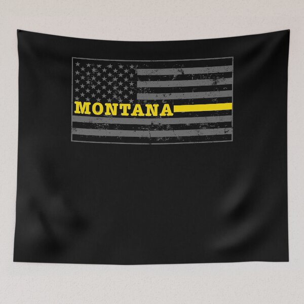 Item preview, Montana Police Dispatcher Shirt Thin Gold Line Shirt designed and sold by shoppzee.