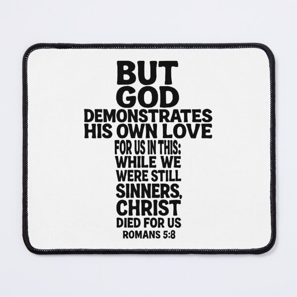 Item preview, Romans 5:8 Christ Died For Us designed and sold by plushism.