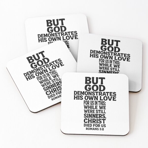 Item preview, Romans 5:8 Christ Died For Us designed and sold by plushism.