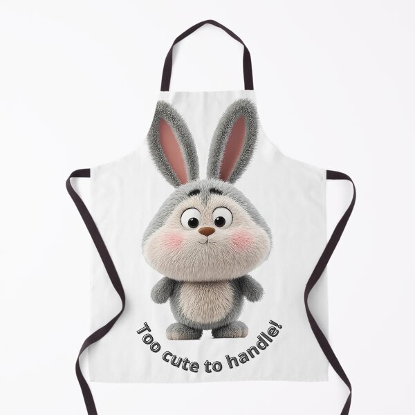 Item preview, Too Cute to Handle - Fluffy Bunny design designed and sold by designwiss.
