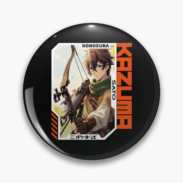 Item preview, Kazuma Sato - KonoSuba designed and sold by fractusbarnsley.