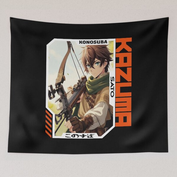 Item preview, Kazuma Sato - KonoSuba designed and sold by fractusbarnsley.