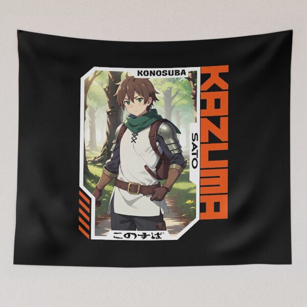 Item preview, Kazuma Sato - KonoSuba designed and sold by fractusbarnsley.