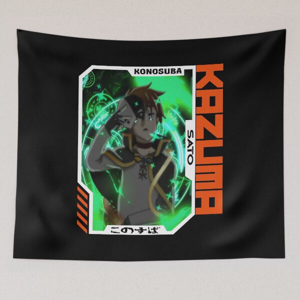 Item preview, Kazuma Sato - KonoSuba designed and sold by fractusbarnsley.