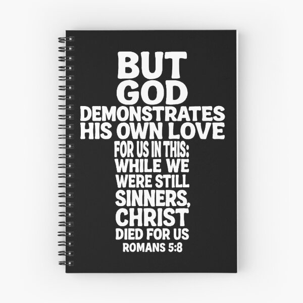 Item preview, Romans 5:8 Christ Died For Us designed and sold by plushism.
