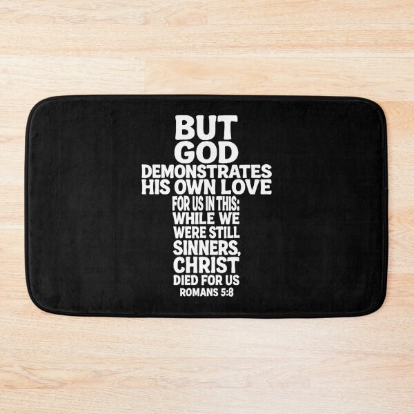 Item preview, Romans 5:8 Christ Died For Us designed and sold by plushism.
