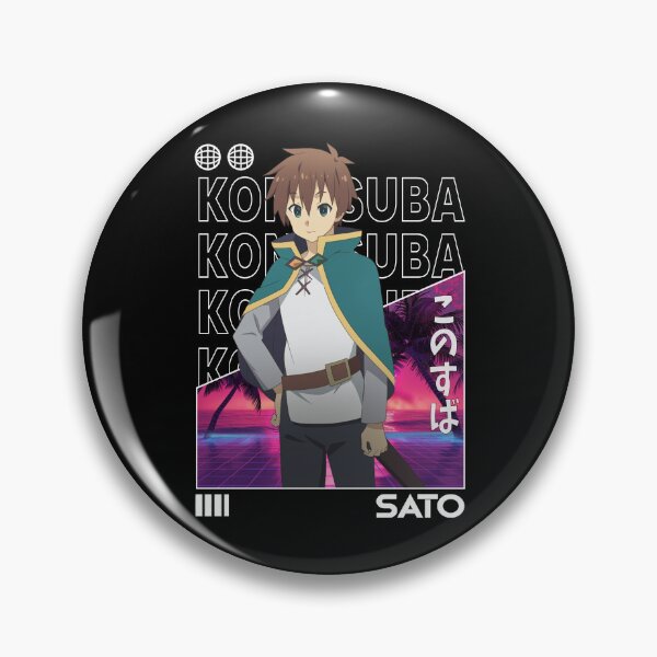 Item preview, Kazuma Sato - KonoSuba designed and sold by fractusbarnsley.