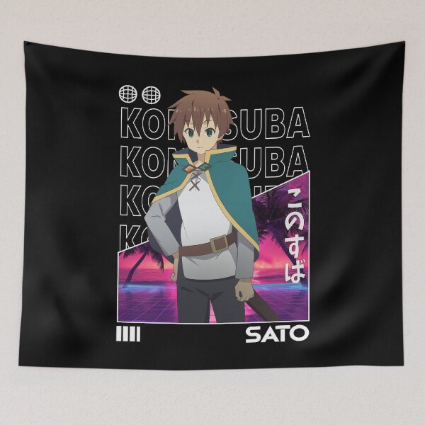 Item preview, Kazuma Sato - KonoSuba designed and sold by fractusbarnsley.