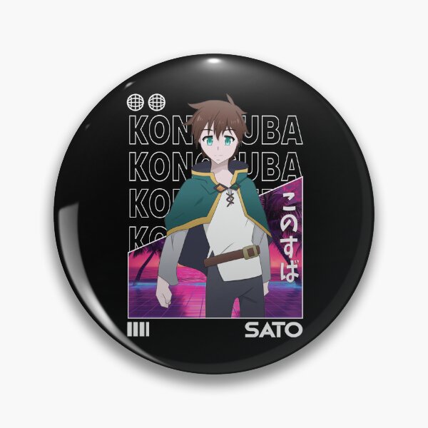 Item preview, Kazuma Sato - KonoSuba designed and sold by fractusbarnsley.