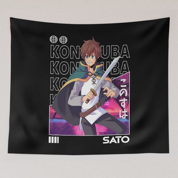 Item preview, Kazuma Sato - KonoSuba designed and sold by fractusbarnsley.