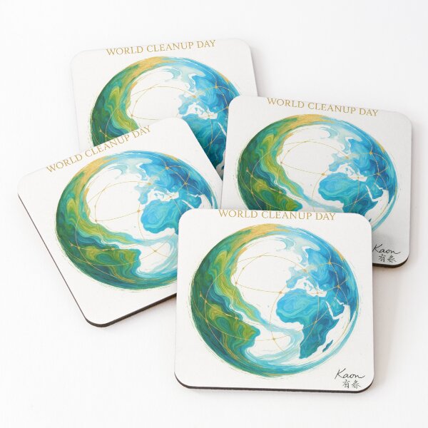 Item preview, World Cleanup Day – Bright Earth by Kaon designed and sold by Zenlines by Ralf Gradl.