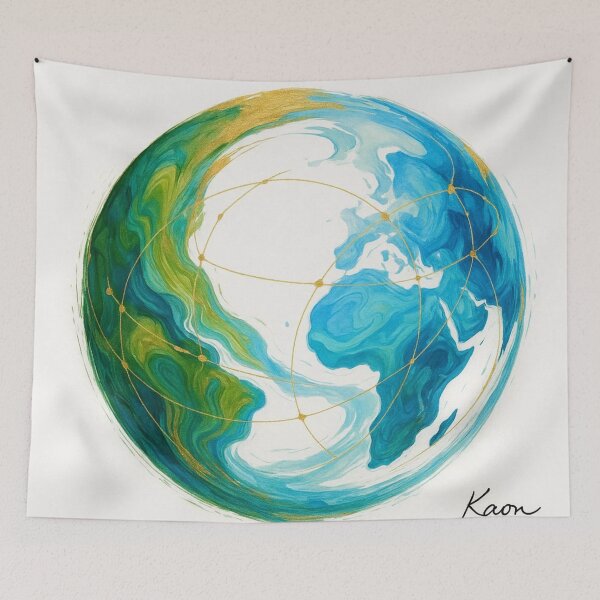 Item preview, World Cleanup Day – Bright Earth by Kaon designed and sold by Zenlines by Ralf Gradl.