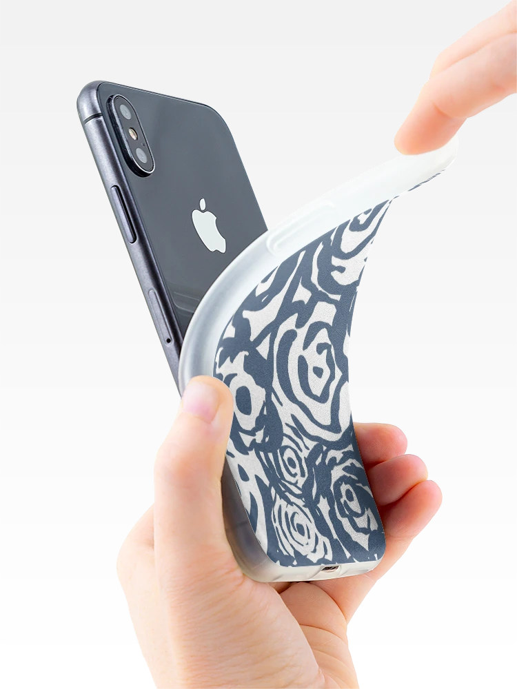 Thumbnail 4 of 5, iPhone Case, Navy Flower Bundle designed and sold by MathisDesigns.