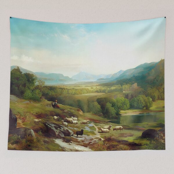 Item preview, Thomas Moran - Minding the Flock designed and sold by Jon-Baran.