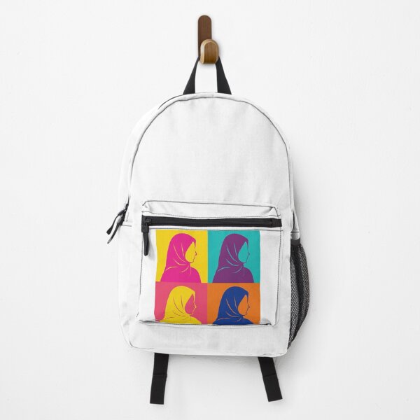 Item preview, Pop Art Hijab Portrait 2 – Warhol Style Colorful Design designed and sold by JOANNASKAH.