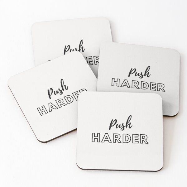 Item preview, Push Harder-Motivation Quote designed and sold by LariLoDesigns.