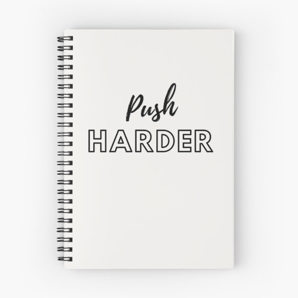 Item preview, Push Harder-Motivation Quote designed and sold by LariLoDesigns.