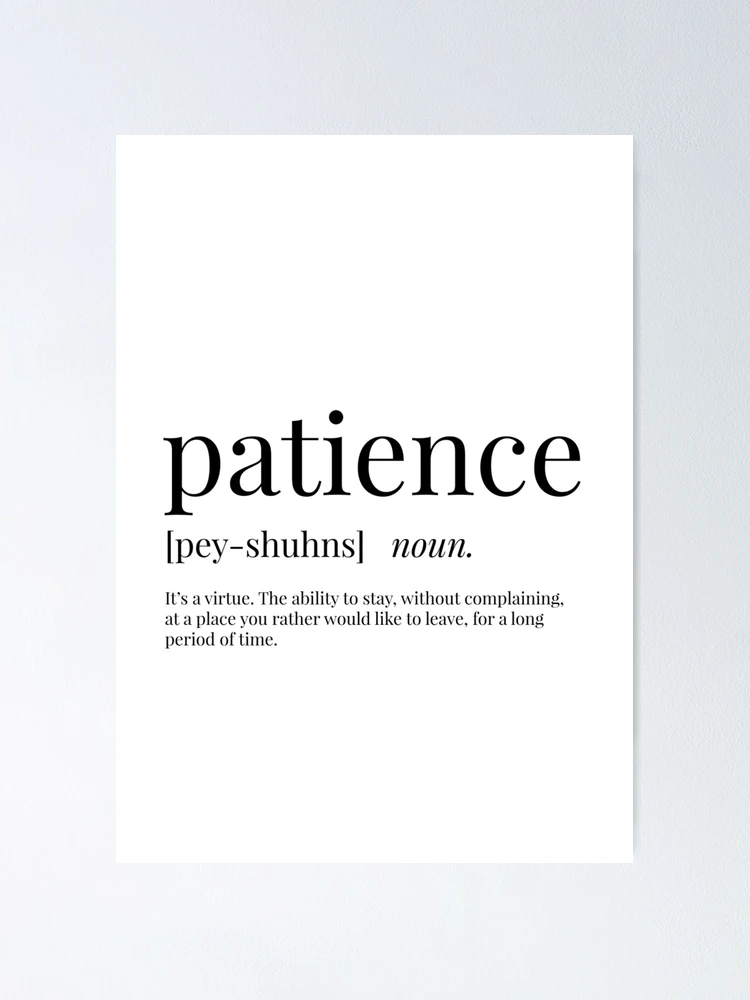 patience  Tradução de patience no Dicionário Infopédia de Francês