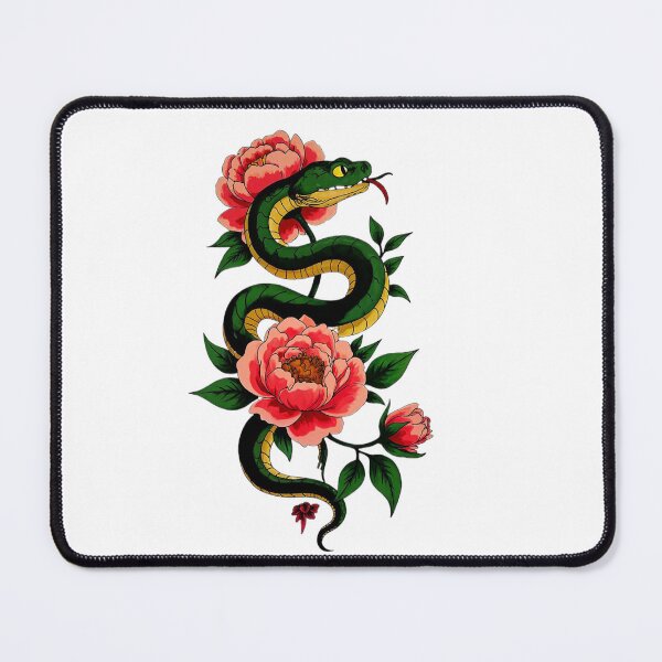 Item preview, Snake and Rose Design designed and sold by Inkify31.