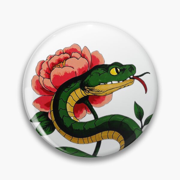 Item preview, Snake and Rose Design designed and sold by Inkify31.