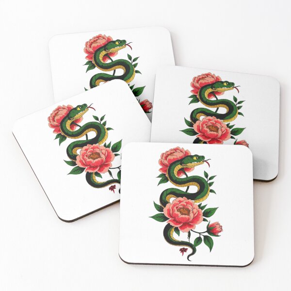 Item preview, Snake and Rose Design designed and sold by Inkify31.