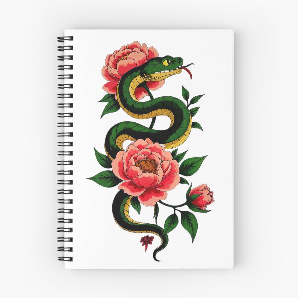 Item preview, Snake and Rose Design designed and sold by Inkify31.