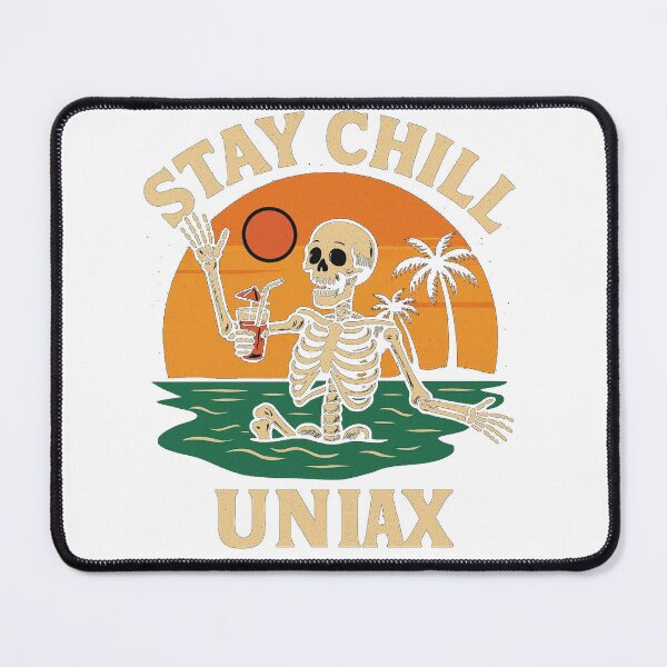 Item preview, Stay Chill Skeleton – Funny Retro Beach Vibes designed and sold by designwiss.