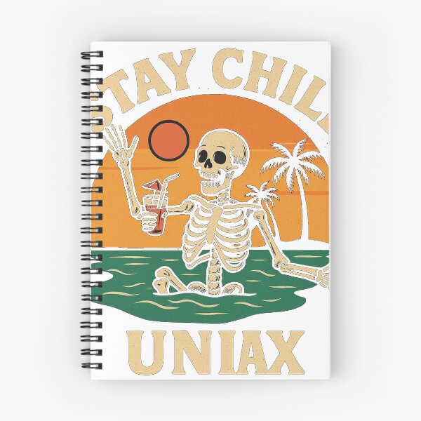 Item preview, Stay Chill Skeleton – Funny Retro Beach Vibes  designed and sold by designwiss.