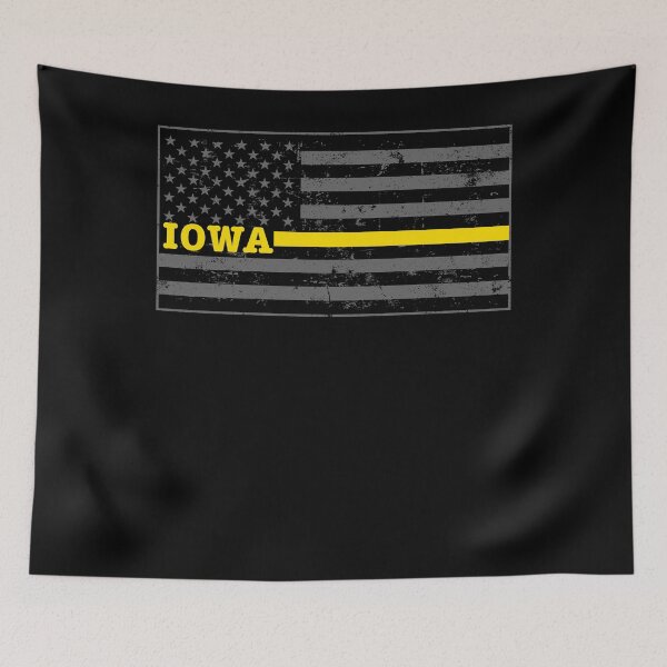 Item preview, Iowa Police Dispatcher Shirt Thin Gold Line Shirt designed and sold by shoppzee.