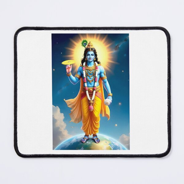 Item preview, Vishwarupa: Krishna beyond time- Justice Revolves at His Fingertip designed and sold by PixelInfinite.