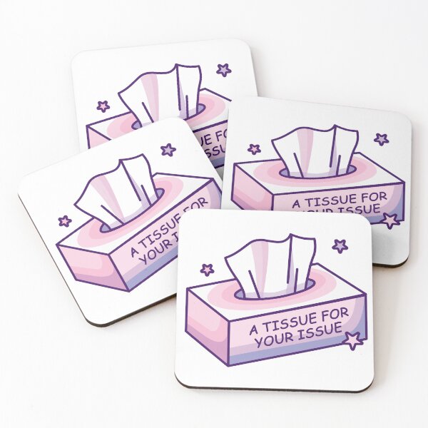 Item preview, A Tissue for Your Issue – Funny Sarcastic Quote Illustration designed and sold by chillaxcats.