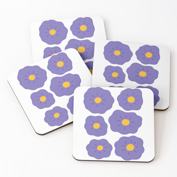 Item preview, Purple Doodle Flower Pattern Design designed and sold by ArtfulWeave.