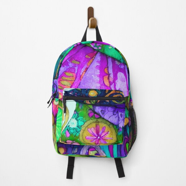 Item preview, Whimsical Colorful Psychedelic Christmas Tree Art designed and sold by bAIryBarn.