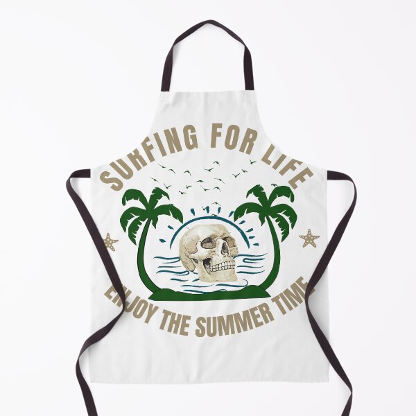 Item preview, Surf Till Death Skull T-Shirt .Tropical Vintage Summer Beach Vibes designed and sold by designwiss.