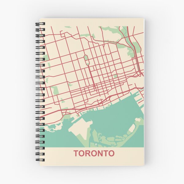 Item preview, Modern Toronto Map designed and sold by MapsByLeo.