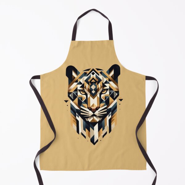 Item preview, Geometric Tiger Art – Modern Abstract Wildlife Design designed and sold by Kruti Collection.