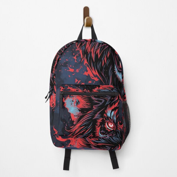Item preview, "Neon Inferno Lion – Fierce Fire Beast Artwork" designed and sold by BushraDesgin.