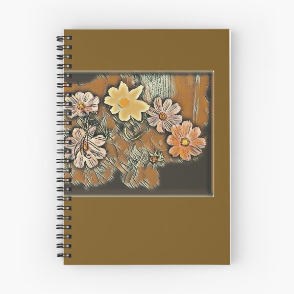 Item preview, 5 Cosmos Flowers Blossoms Photo with art effects designed and sold by DianeBP.