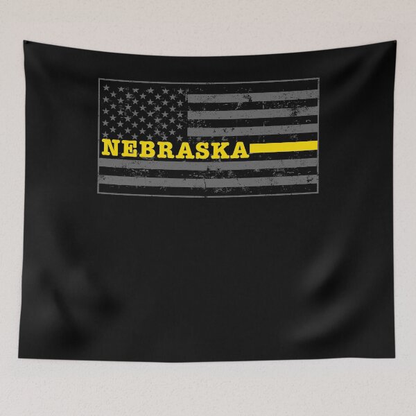 Item preview, Nebraska Police Dispatcher Shirt Thin Gold Line Shirt designed and sold by shoppzee.