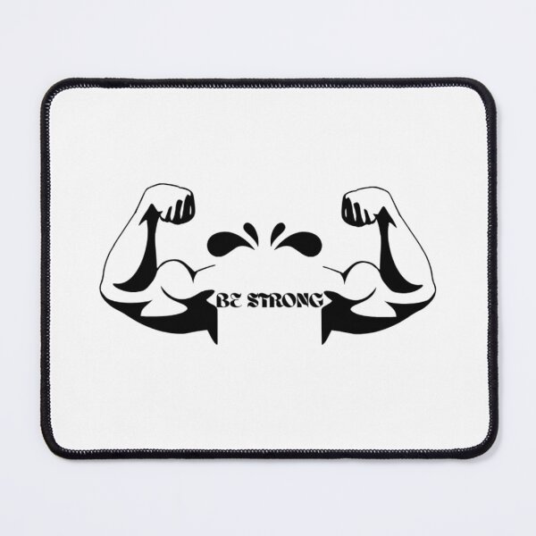 Item preview, Be Strong – Powerful Motivational Fitness Design designed and sold by designwiss.