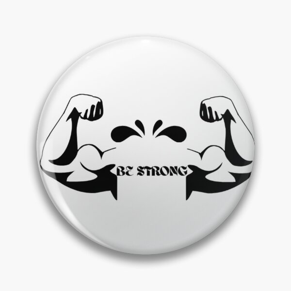 Item preview, Be Strong – Powerful Motivational Fitness Design designed and sold by designwiss.