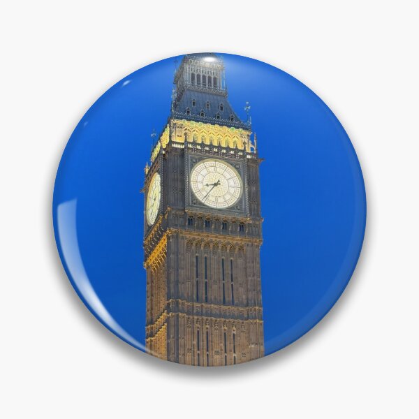 Item preview, Big Ben at Nightfall – London Landmark Against Dark Blue Sky designed and sold by Sons-of-trance.